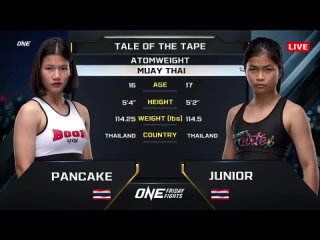 pancake kiattongyot vs junior fairtex